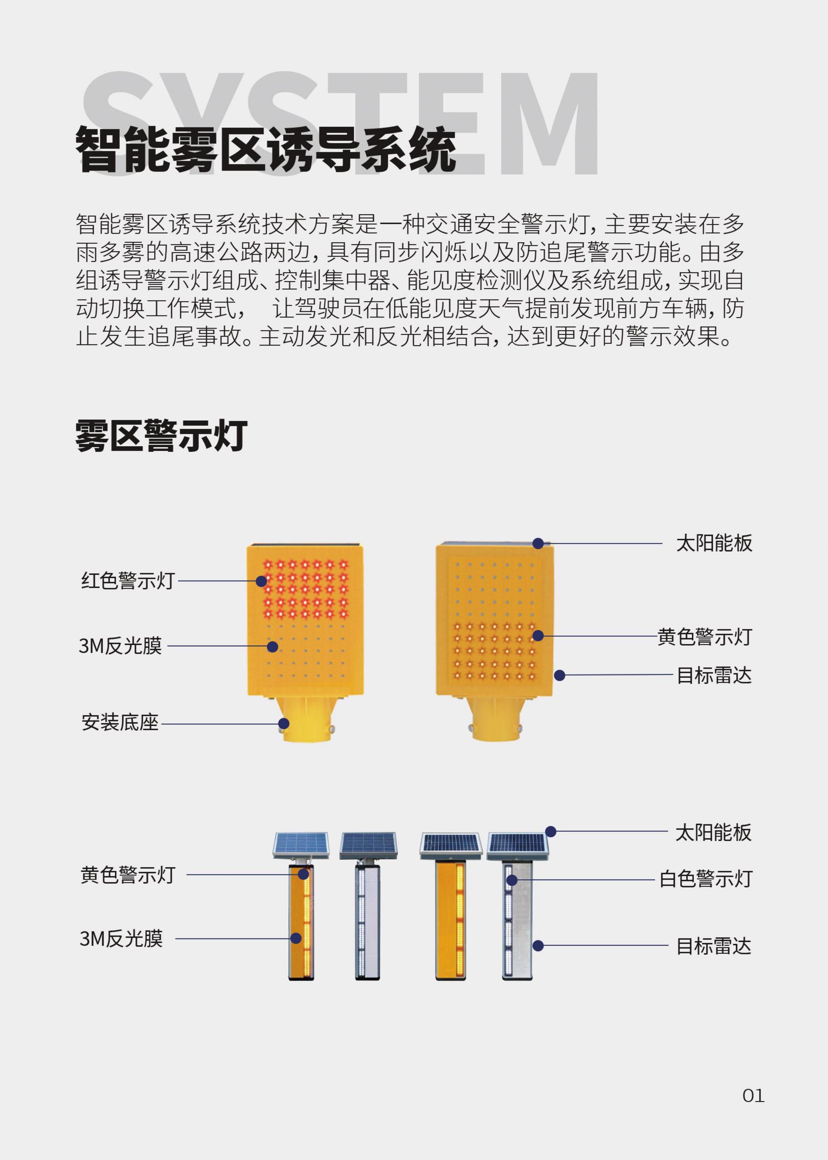 雾天公路诱导预警技术方案(图2)